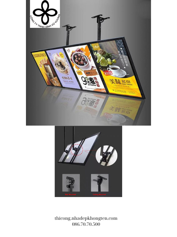 BẢNG HIỆU LED SIÊU MỎNG- MENU LED